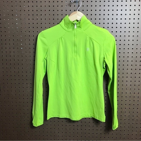 Bogner green embroidered and velvet base layer size‎ small - Picture 2 of 10
